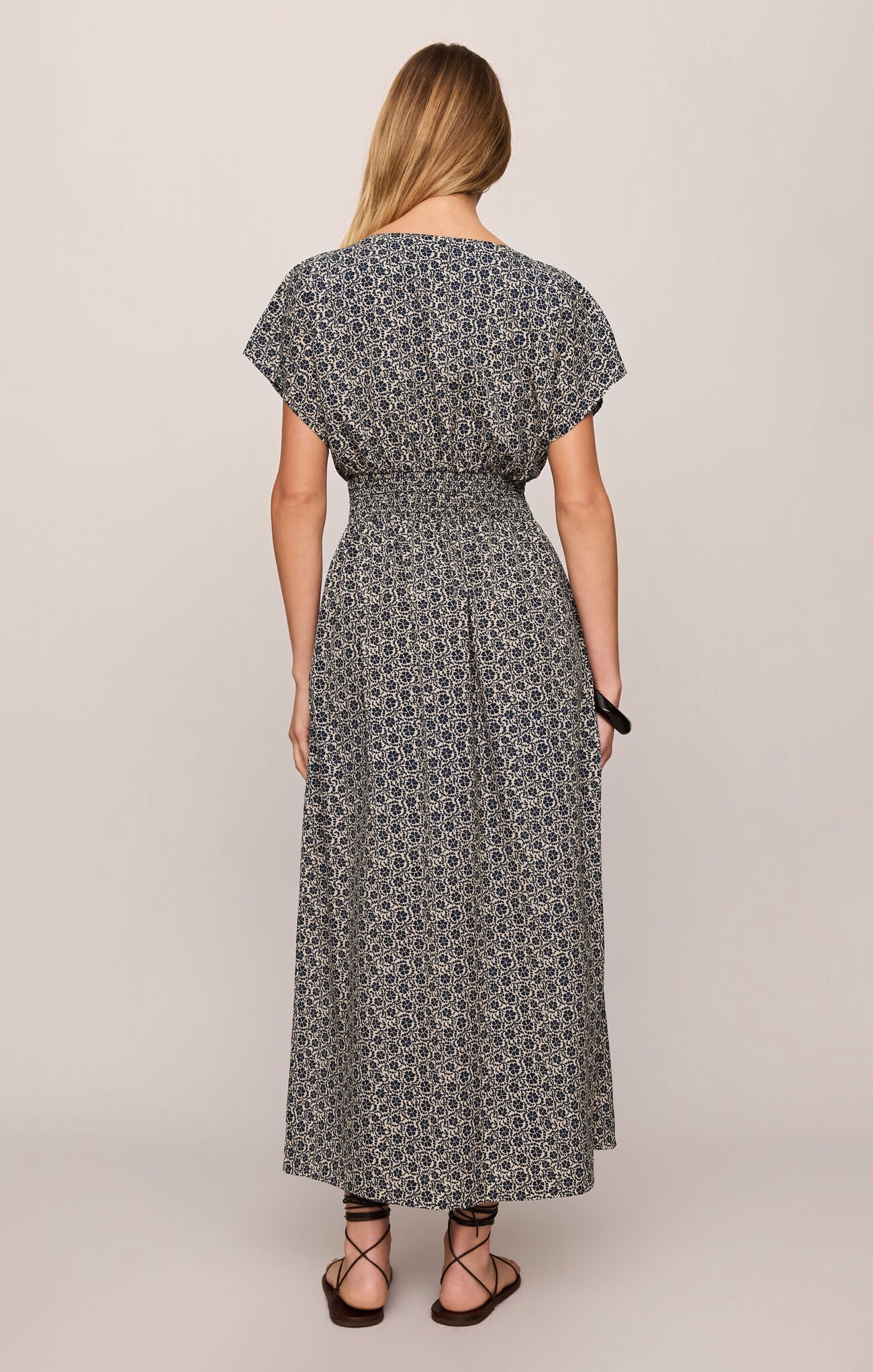 Z Supply Sanna Iris Floral Midi Dress