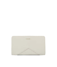 Sophie - Recycled Vegan Wallet -Coconut Cream