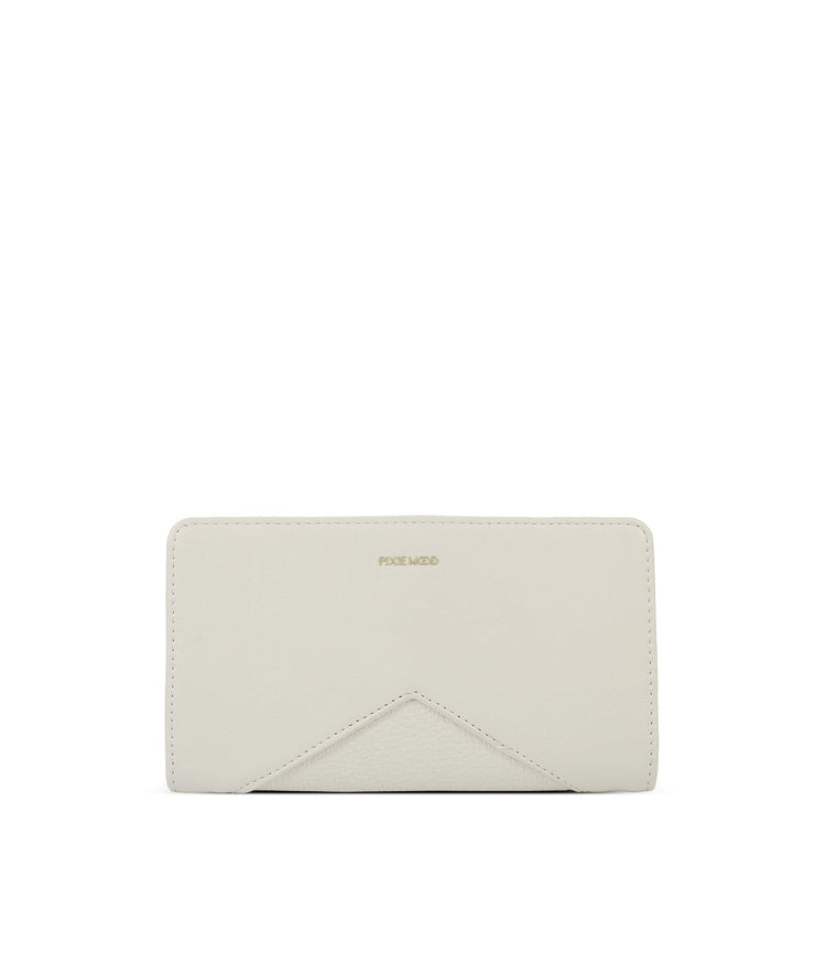 Sophie - Recycled Vegan Wallet -Coconut Cream
