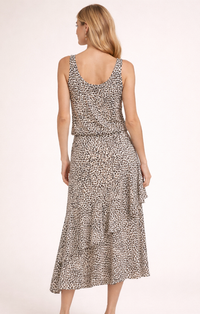 Reset By Jane Asymmetrical Leopard Skirt