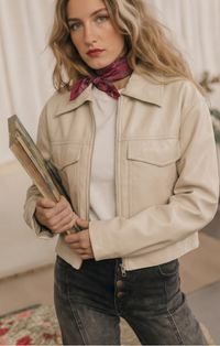 Reset By Jane Front Pocket Zip Up Jacket