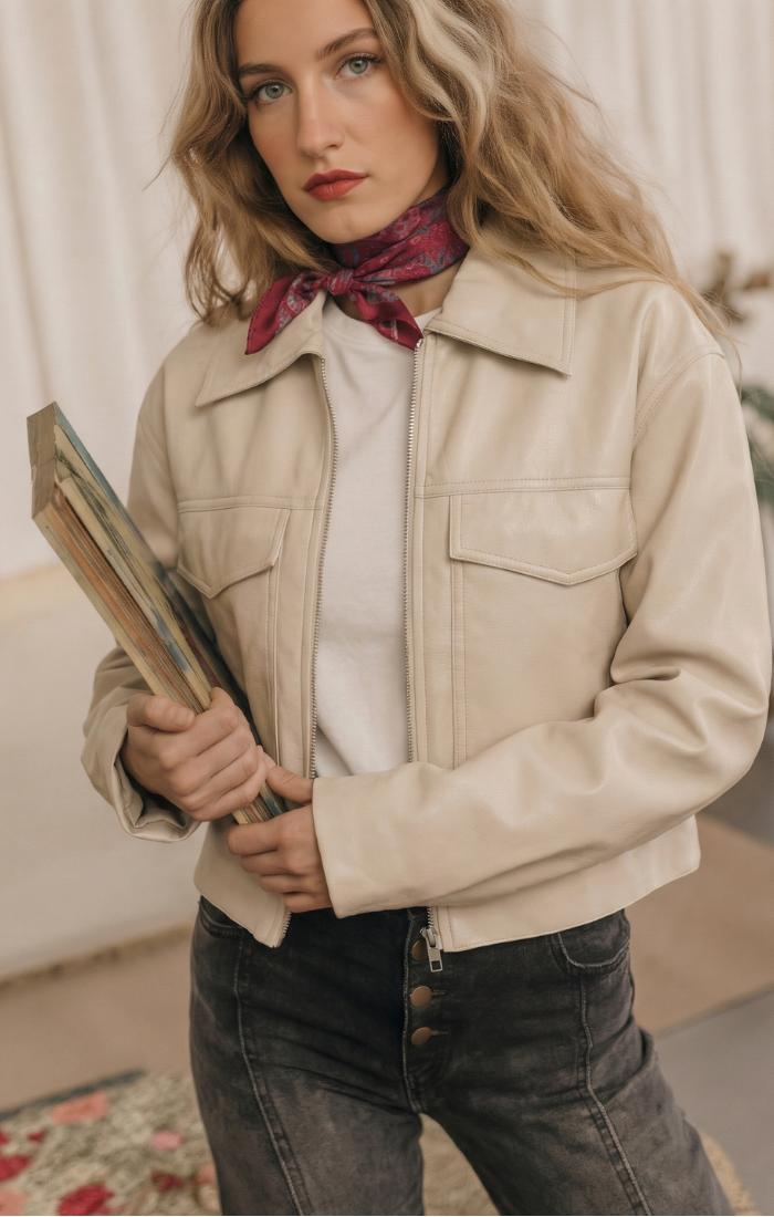 Reset By Jane Front Pocket Zip Up Jacket