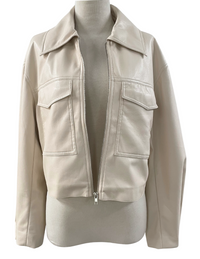 Reset By Jane Front Pocket Zip Up Jacket