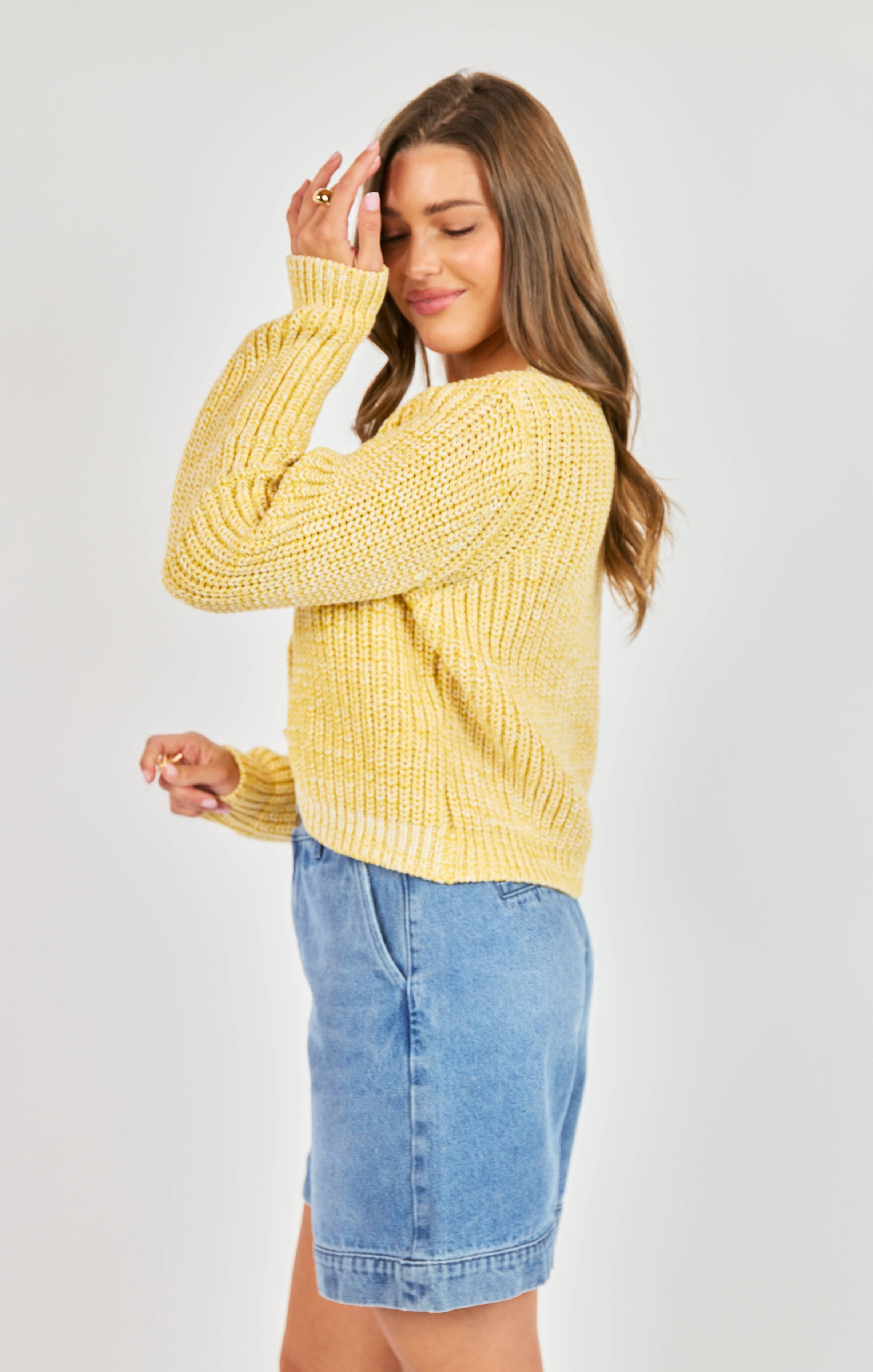 SUNROOF TULIP HEM CARDI