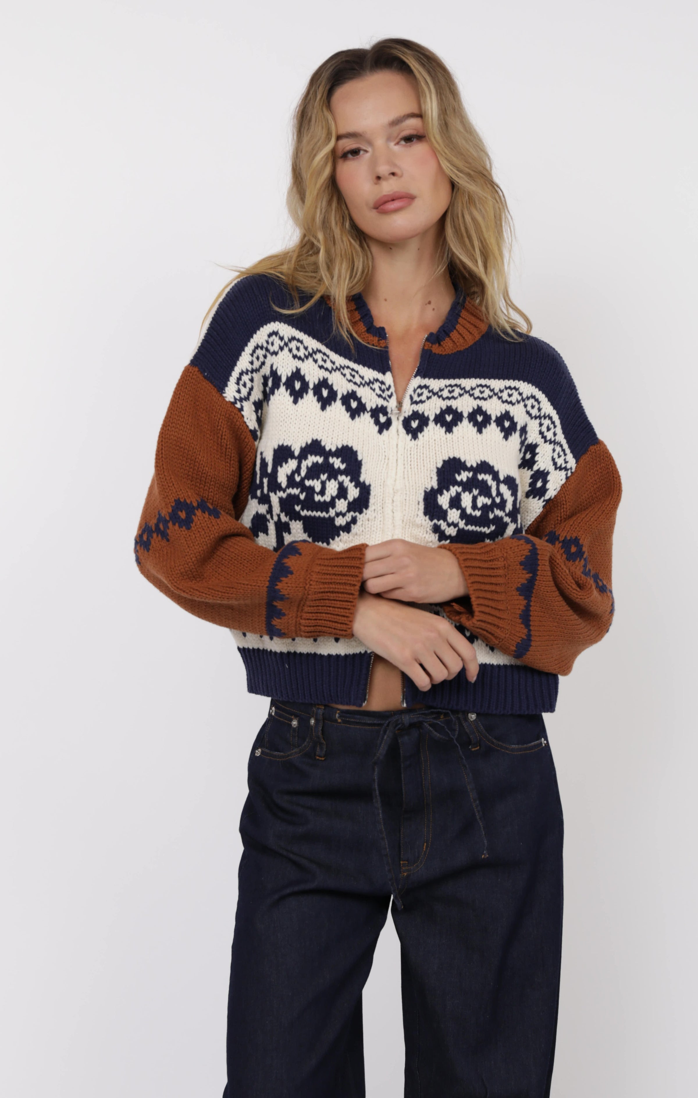 Sage the Label Sweet Rose Sweater