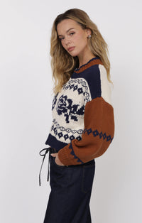 Sage the Label Sweet Rose Sweater