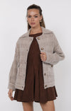 The Lola Plaid Sweater Jacket