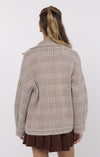 The Lola Plaid Sweater Jacket