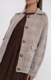 The Lola Plaid Sweater Jacket
