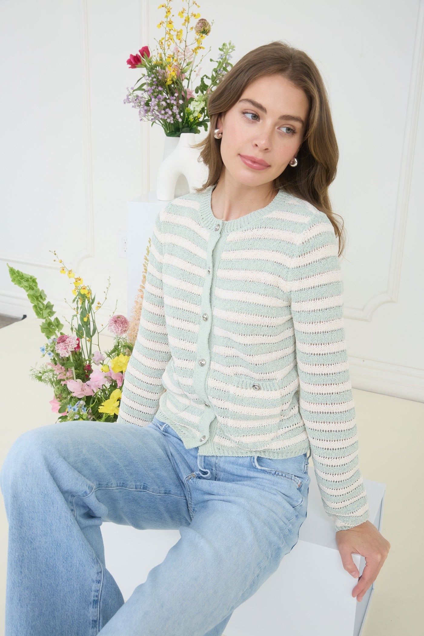 Striped Cardigan