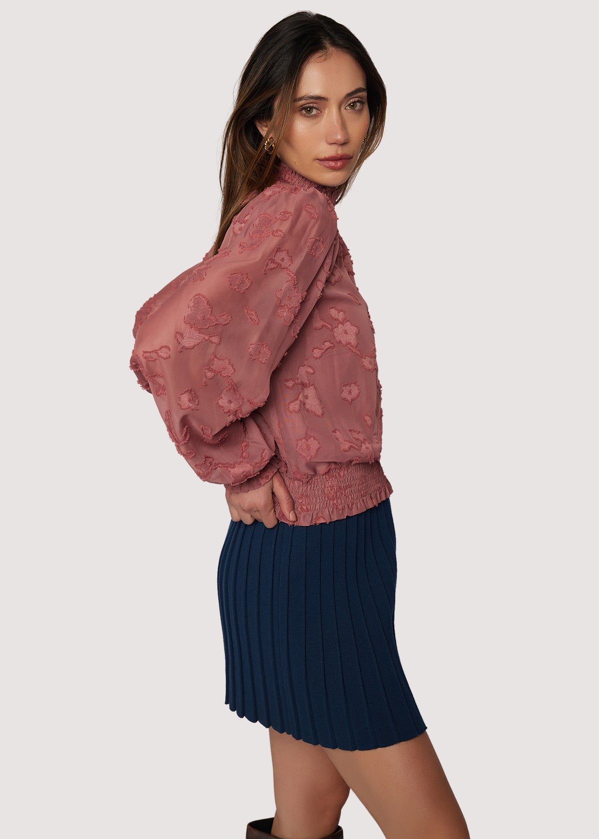 The Fable Charm Neck Top