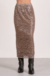 The Leopard Sequin Skirt