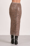 The Leopard Sequin Skirt