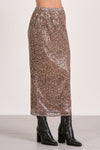 The Leopard Sequin Skirt