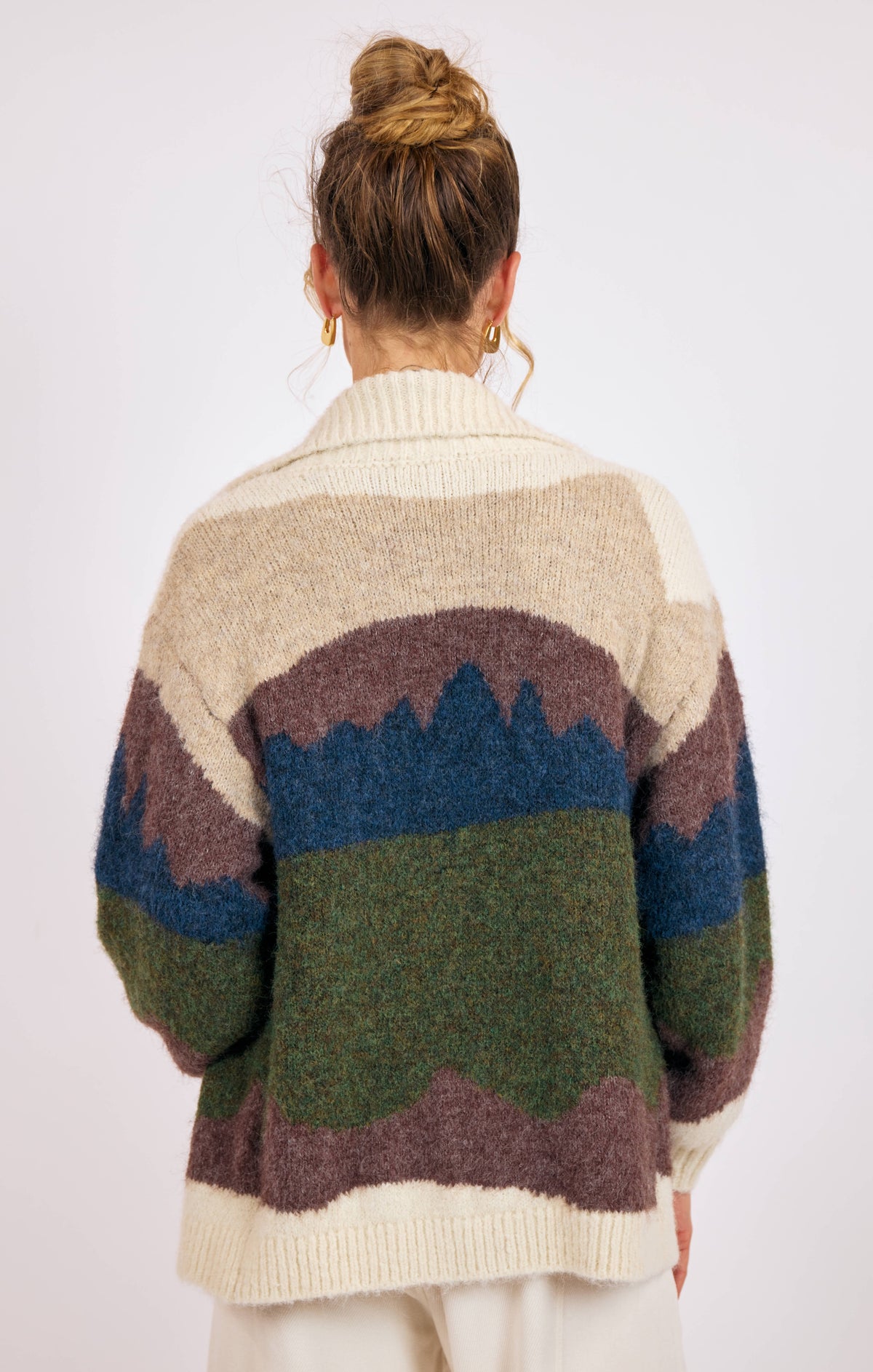 The BIRDIE LANDSCAPE CARDIGAN