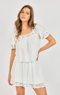 Misty Lace Top