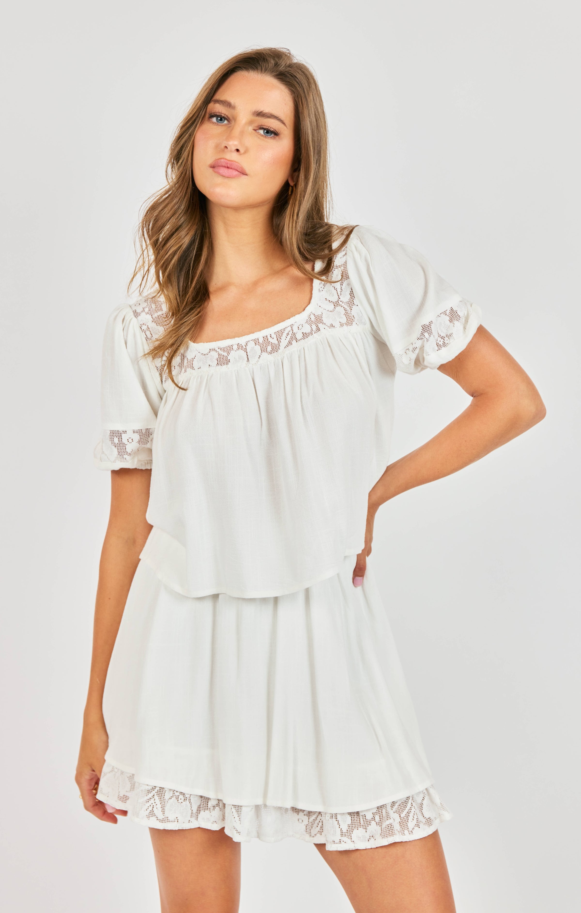 Misty Lace Top