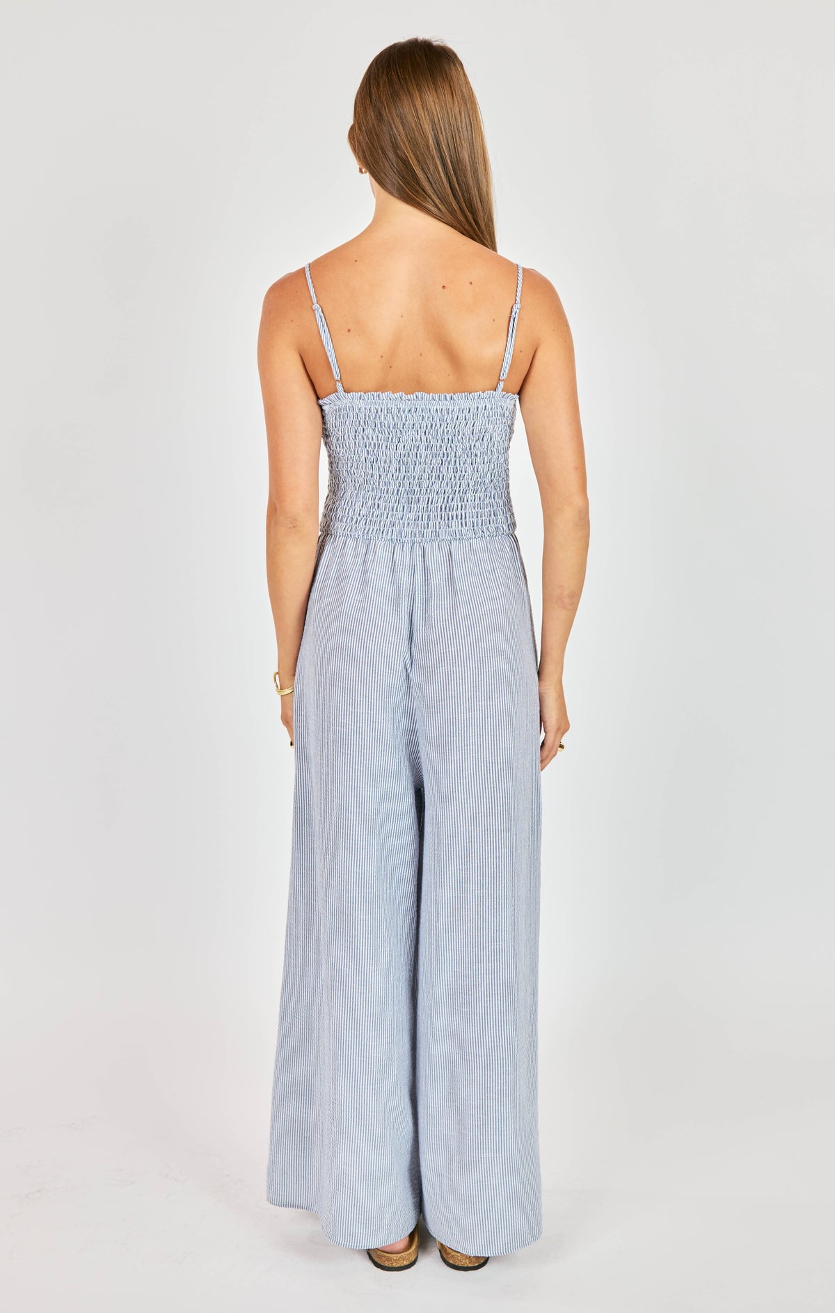 Garden Sun Smocked Jumpsuit