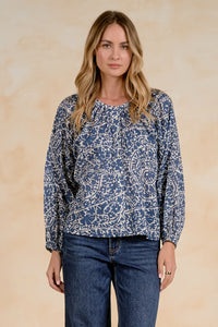 Elan Navy Nomadia Top