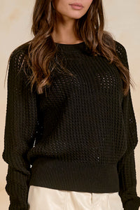 Elan Open Weave Sweater