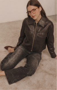 Reset By Jane Front Pocket Zip Up Jacket