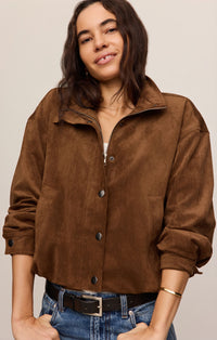 Z Supply Corin Bubble Hem Jacket