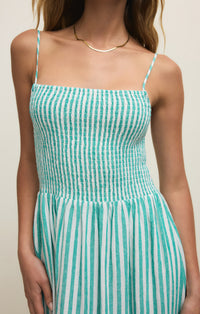 Bayside Striped Midi Dress