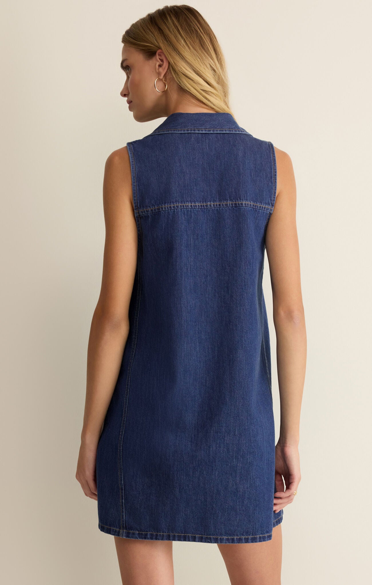 Z Supply New Day Denim Mini Dress – true. boutique