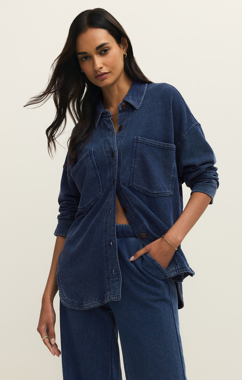 The All Day Knit Denim Jacket