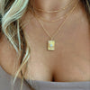 Starburst Pendant Necklace Gold Filled