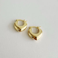 Heartthrob Hoops Earrings Gold Filled